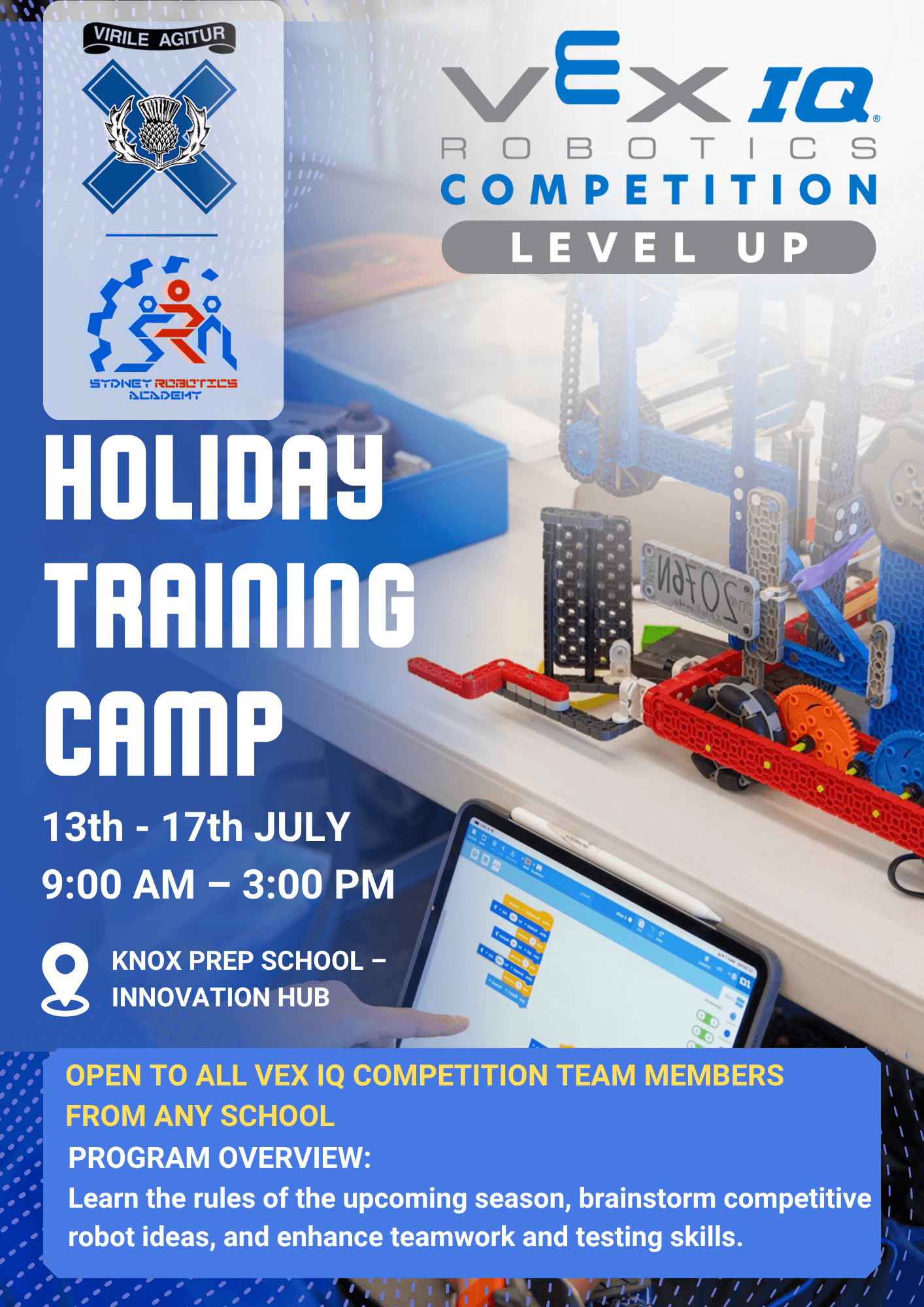 [OPEN] VIQC Holiday Training @Knox prep